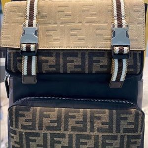 FENDI FF MOTIF BACKPACK